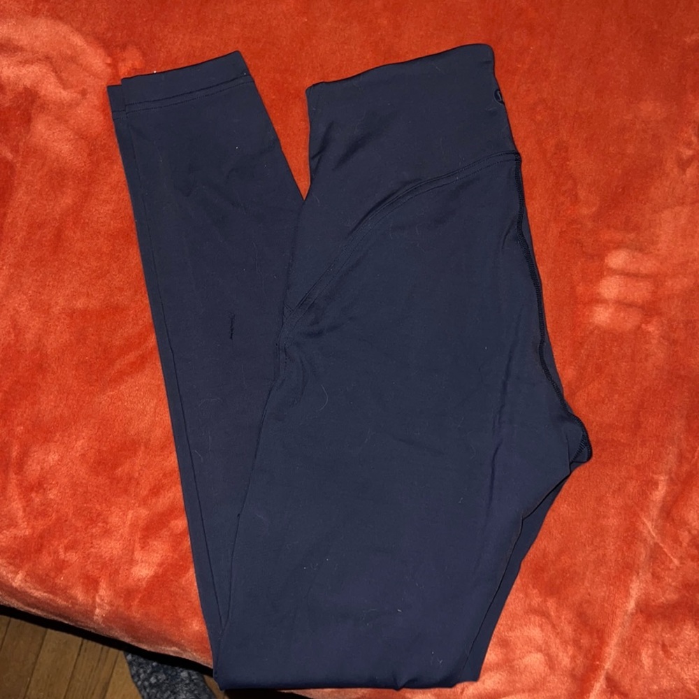 Navy lululemon Wunder Trains 25”